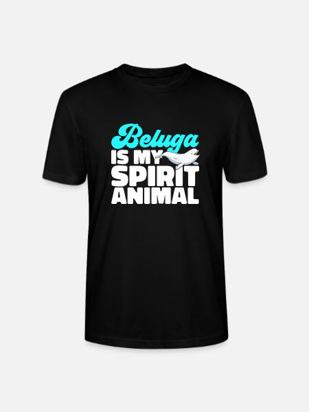 Weißwal Beluga Wal - Stanley/Stella Unisex Bio-T-Shirt CRAFTER - Schwarz