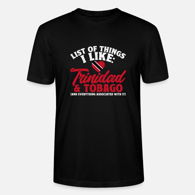 Drapeau de Trinité-et-Tobago - T-shirt bio CRAFTER Stanley Stella Unisexe - noir