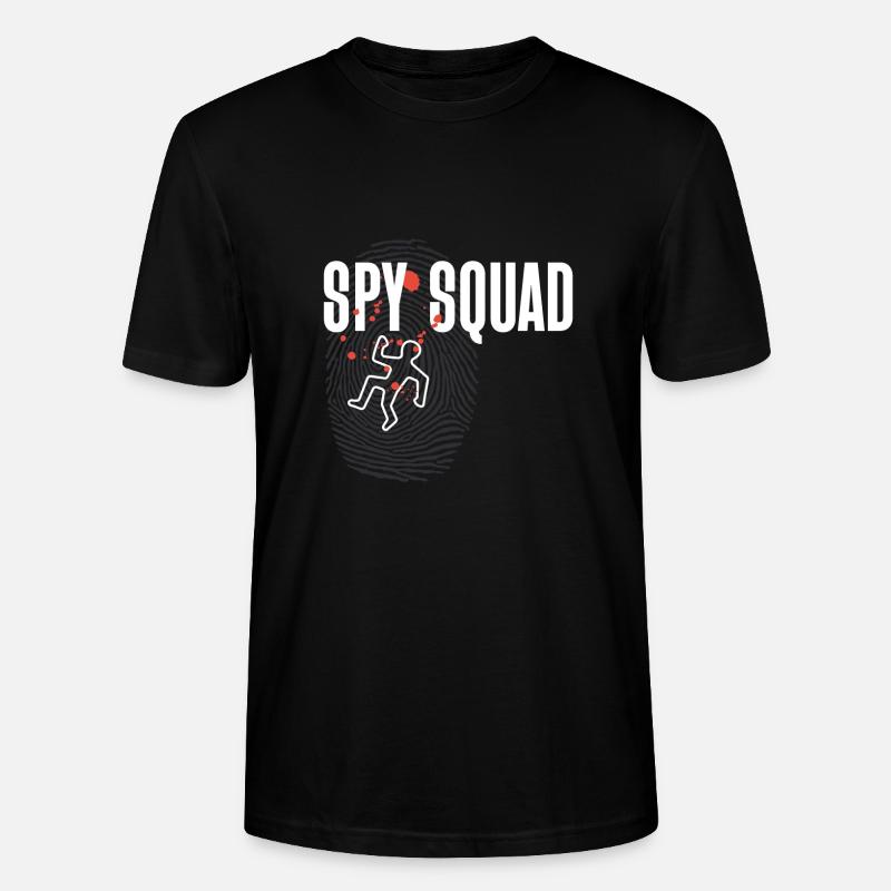 Securing traces - Kripo Polizei Kriminaltechnik - Stanley/Stella CRAFTER Unisex Organic T-Shirt - black