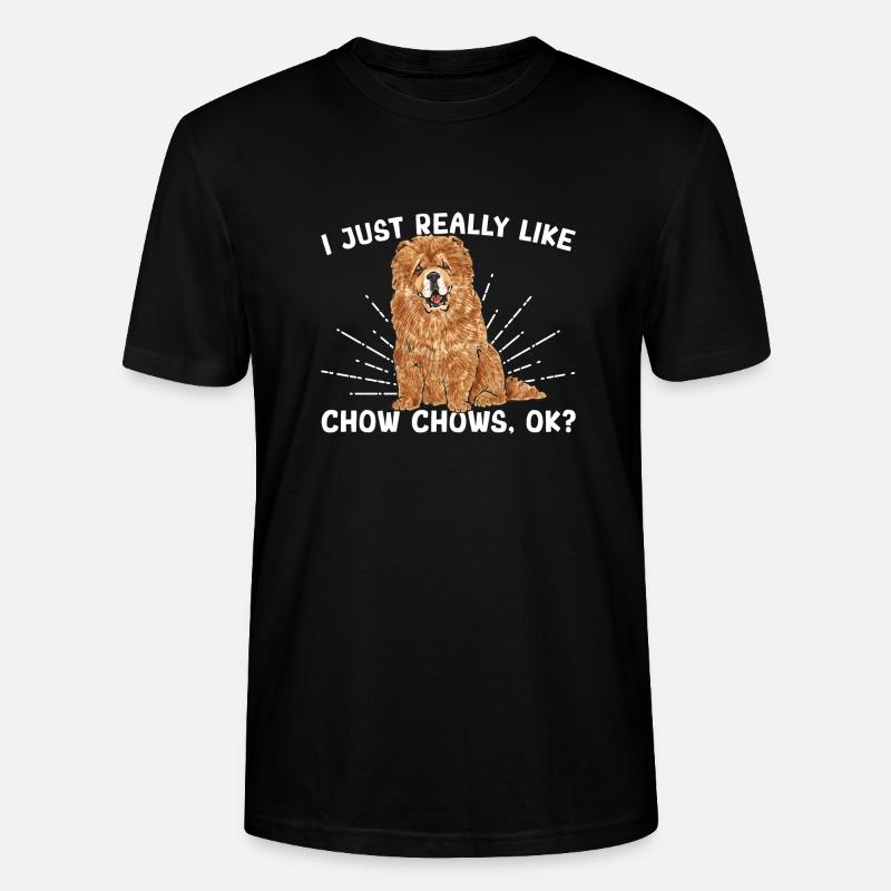 Chow Chow Chien - T-shirt bio CRAFTER Stanley Stella Unisexe - noir