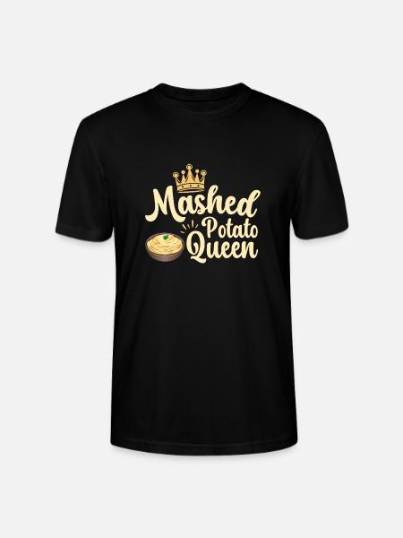Mashed potatoes Mashed potatoes - Stanley/Stella CRAFTER Unisex Organic T-Shirt - black