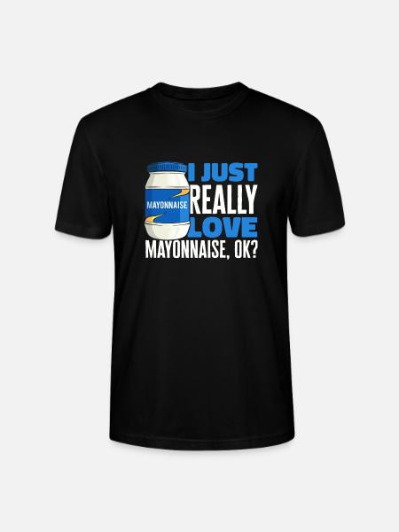 Mayonnaise - Stanley/Stella CRAFTER Unisex Organic T-Shirt - black