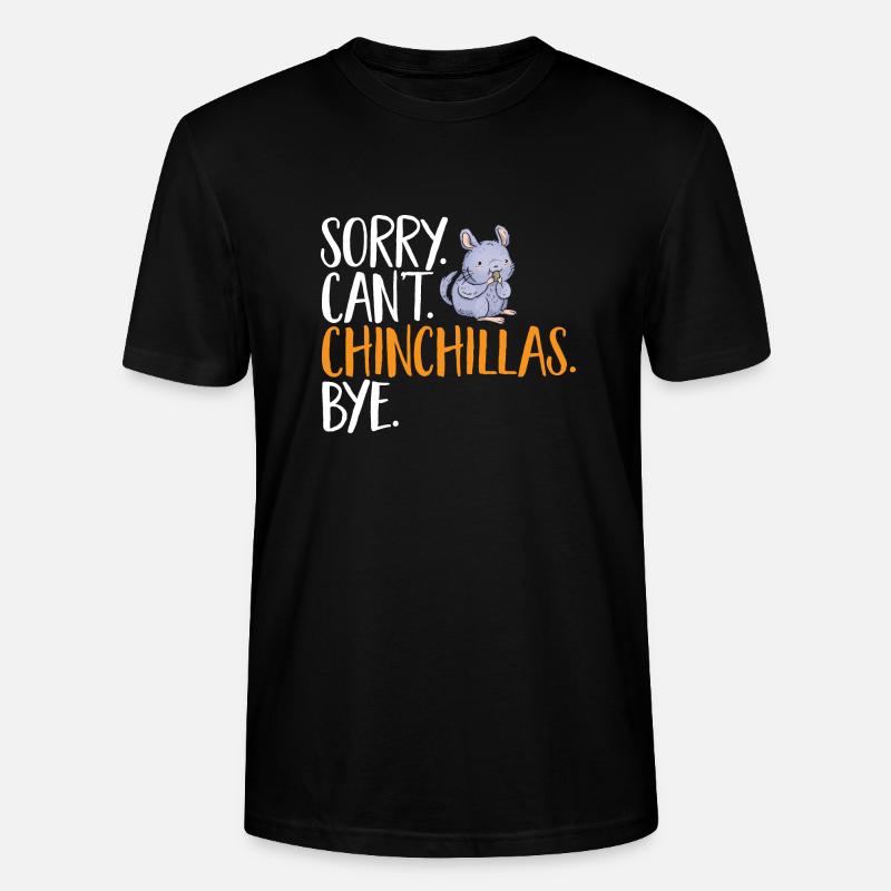 Chinchilla - Stanley/Stella Unisex Bio-T-Shirt CRAFTER - Schwarz