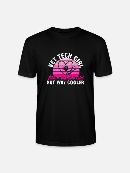 Vet Tech Veterinary Veterinary Technician - Stanley/Stella CRAFTER Unisex Organic T-Shirt - black