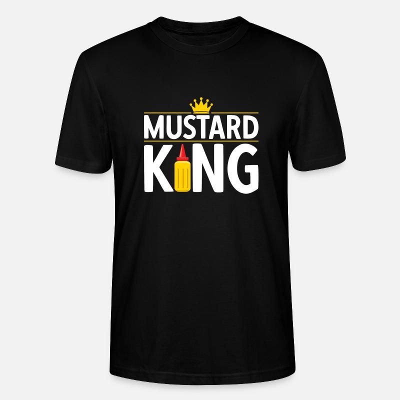 Senf Mustard - Stanley/Stella Unisex Bio-T-Shirt CRAFTER - Schwarz
