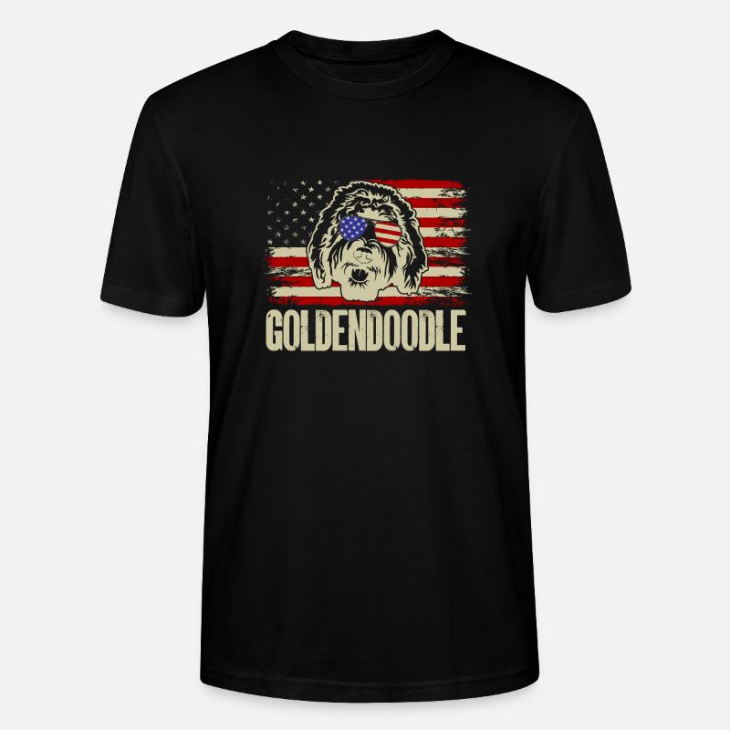 Goldendoodle Doodle Chien - T-shirt bio CRAFTER Stanley Stella Unisexe - noir