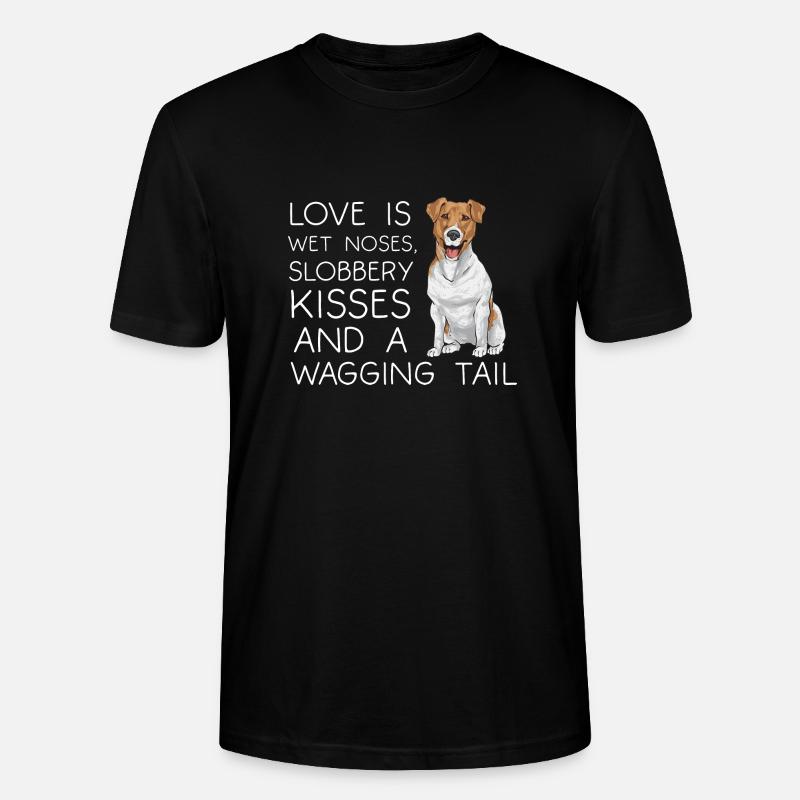 Jack Russell Terrier - Stanley/Stella Unisex Bio-T-Shirt CRAFTER - Schwarz