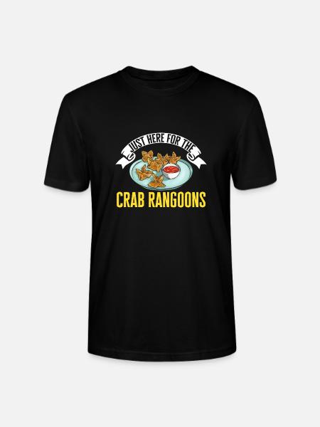 Krabben Rangoon Crab Rangoon - Stanley/Stella CRAFTER Unisex Organic T-Shirt - black