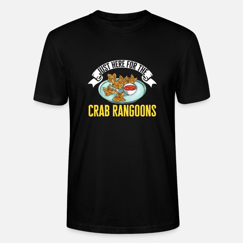 Krabben Rangoon Crab Rangoon - Stanley/Stella Unisex Bio-T-Shirt CRAFTER - Schwarz
