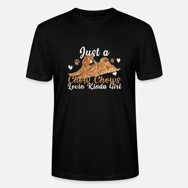 Chow Chow Hund - Stanley/Stella Unisex Bio-T-Shirt CRAFTER - Schwarz