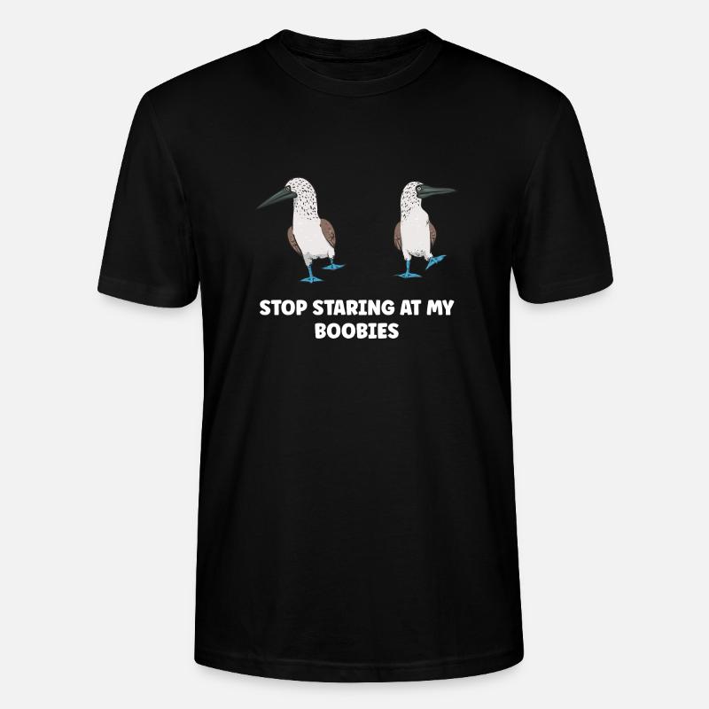 Blaufußtölpel Blue-footed Booby Seevogel - Stanley/Stella Unisex Bio-T-Shirt CRAFTER - Schwarz