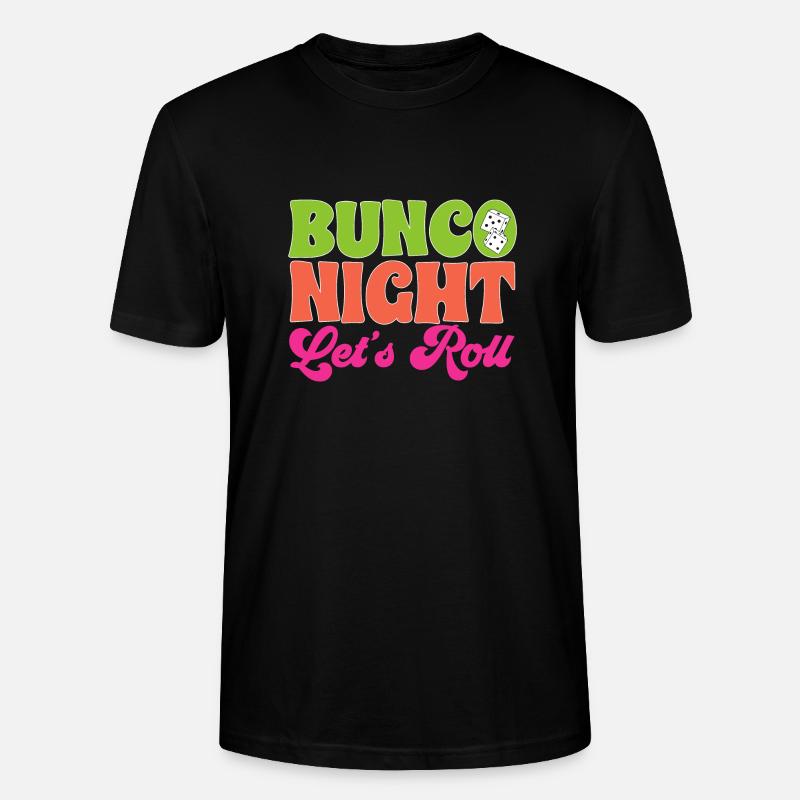 Jeu de dés Bunco - T-shirt bio CRAFTER Stanley Stella Unisexe - noir