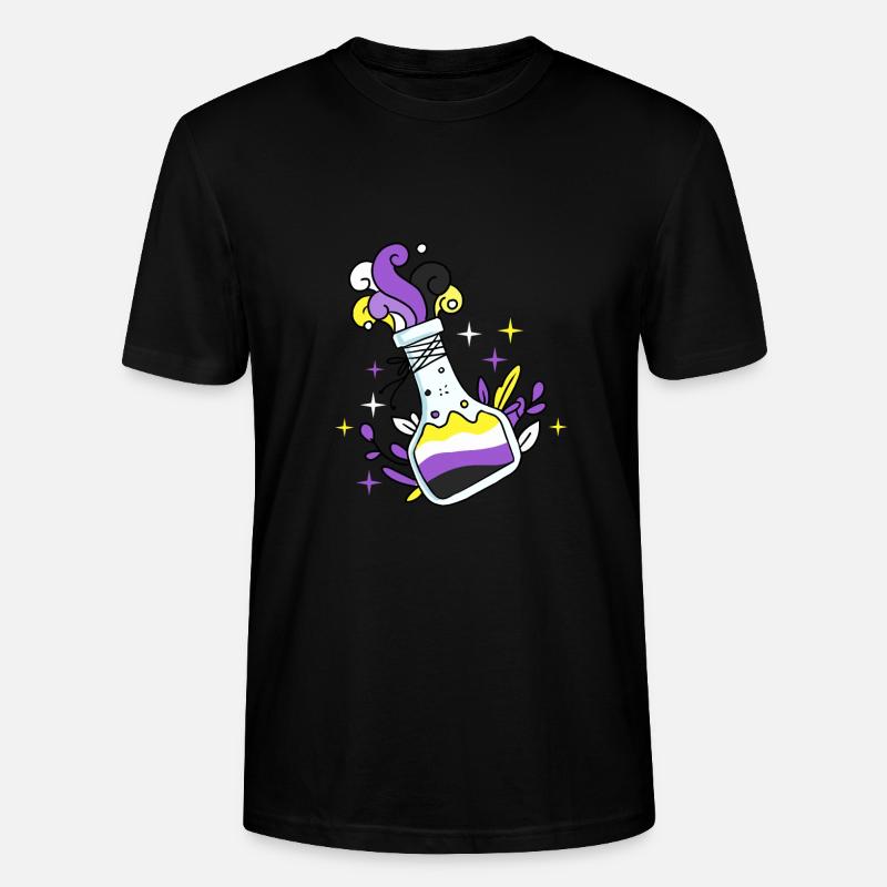 Nonbinary Pride Zaubertrank Nonbinary Pride - Stanley/Stella Unisex Bio-T-Shirt CRAFTER - Schwarz