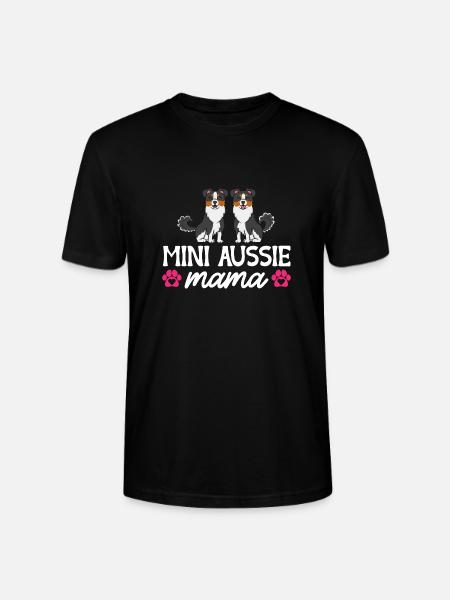 Miniature Australian Shepherd - Stanley/Stella CRAFTER Unisex Organic T-Shirt - black