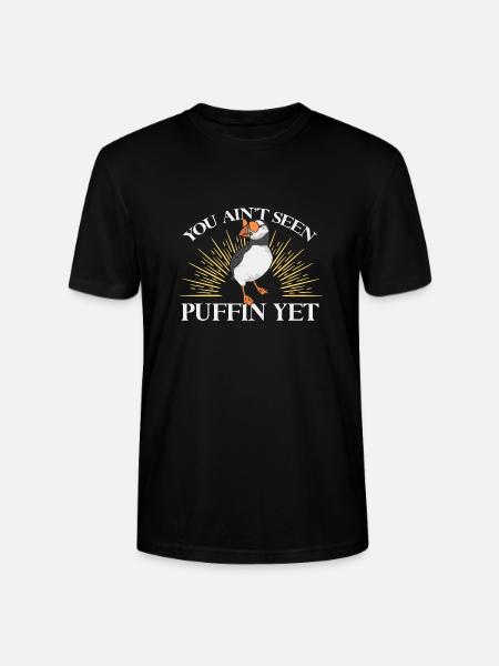 macareux macareux moines oiseaux Lunde - T-shirt bio CRAFTER Stanley Stella Unisexe - noir