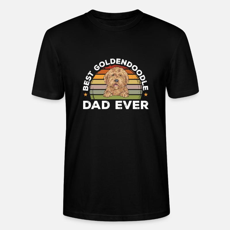 Goldendoodle Doodle Dog - Stanley/Stella CRAFTER Unisex Organic T-Shirt - black