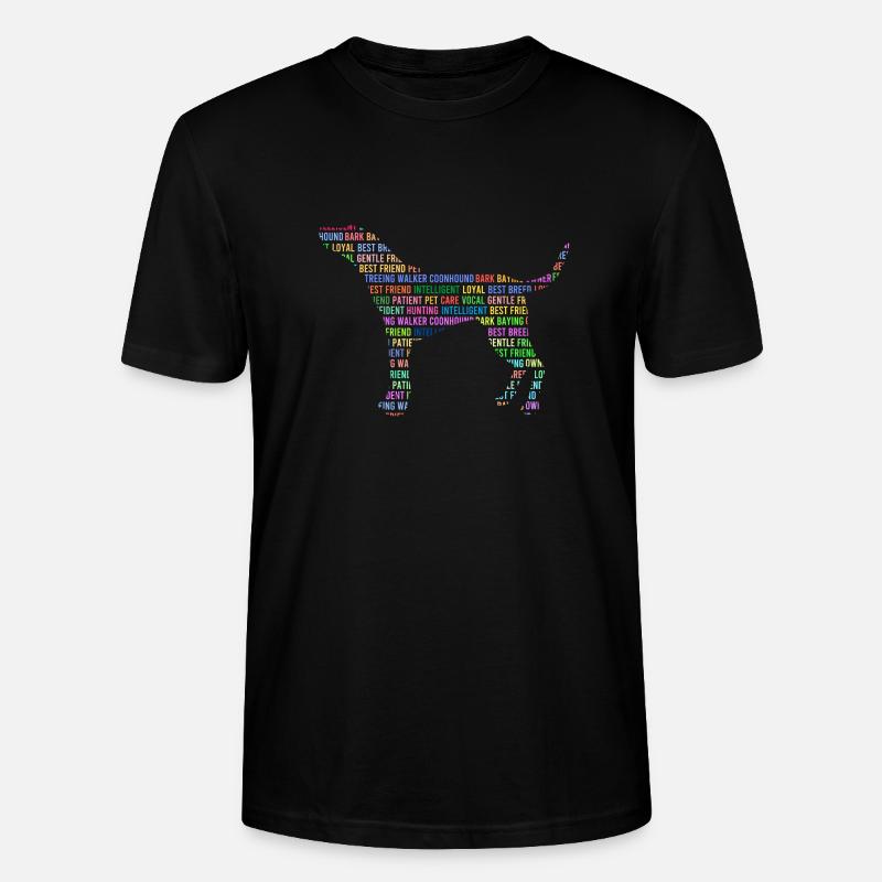 Treeing Walker Coonhound - Stanley/Stella Unisex Bio-T-Shirt CRAFTER - Schwarz