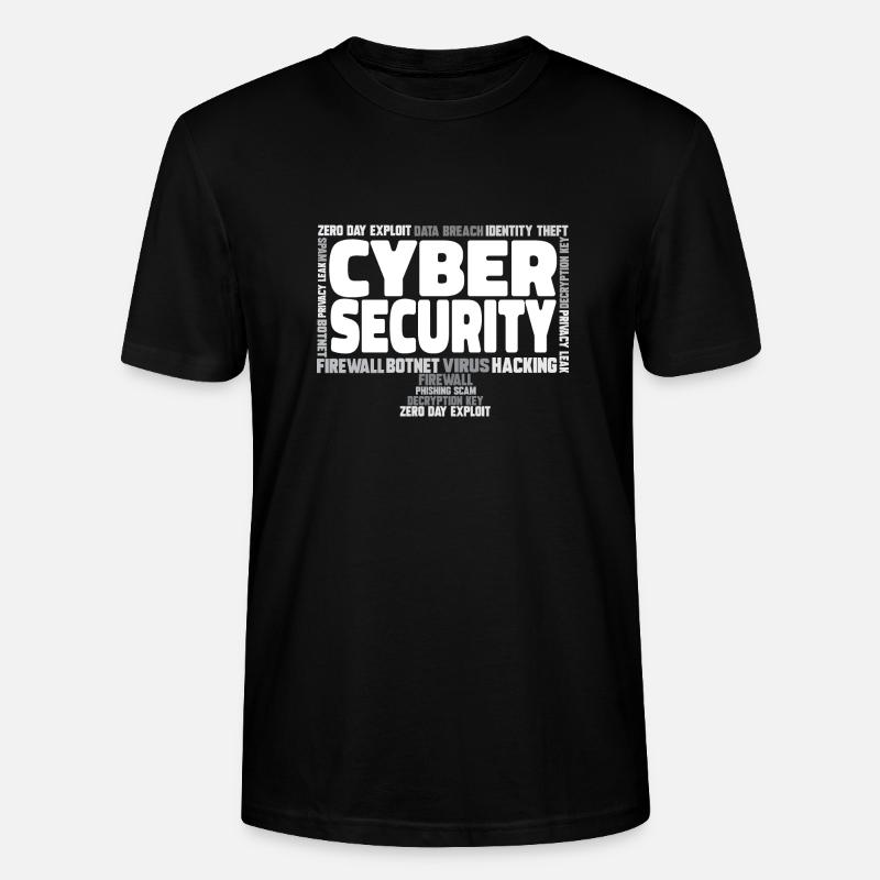 Cybersecurity Hackers IT Security - Stanley/Stella CRAFTER Unisex Organic T-Shirt - black