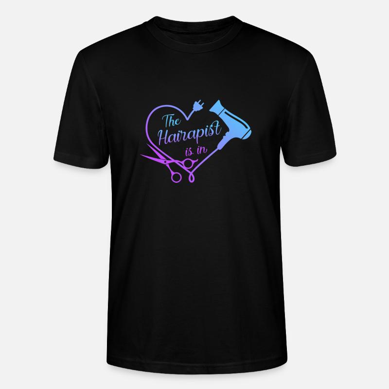 The Therapist is in - Stanley/Stella Unisex Bio-T-Shirt CRAFTER - Schwarz