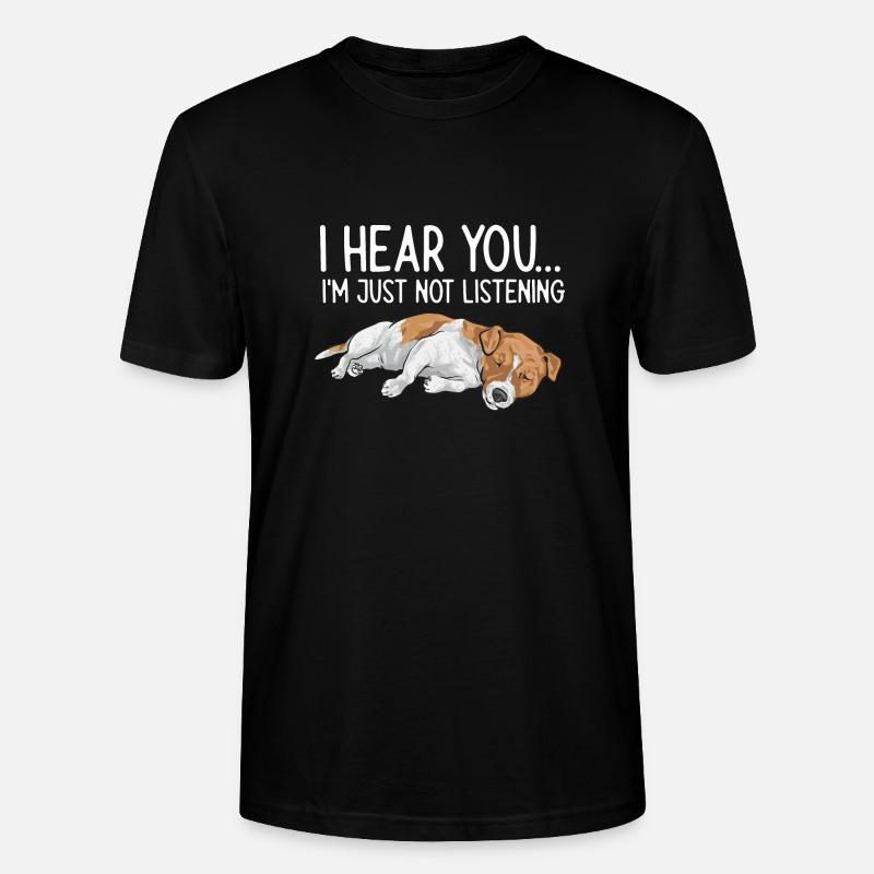 Jack Russell Terrier - T-shirt bio CRAFTER Stanley Stella Unisexe - noir