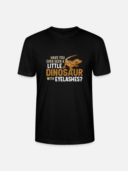 Kronengecko Eidechse Reptil Herpetologe - Stanley/Stella Unisex Bio-T-Shirt CRAFTER - Schwarz