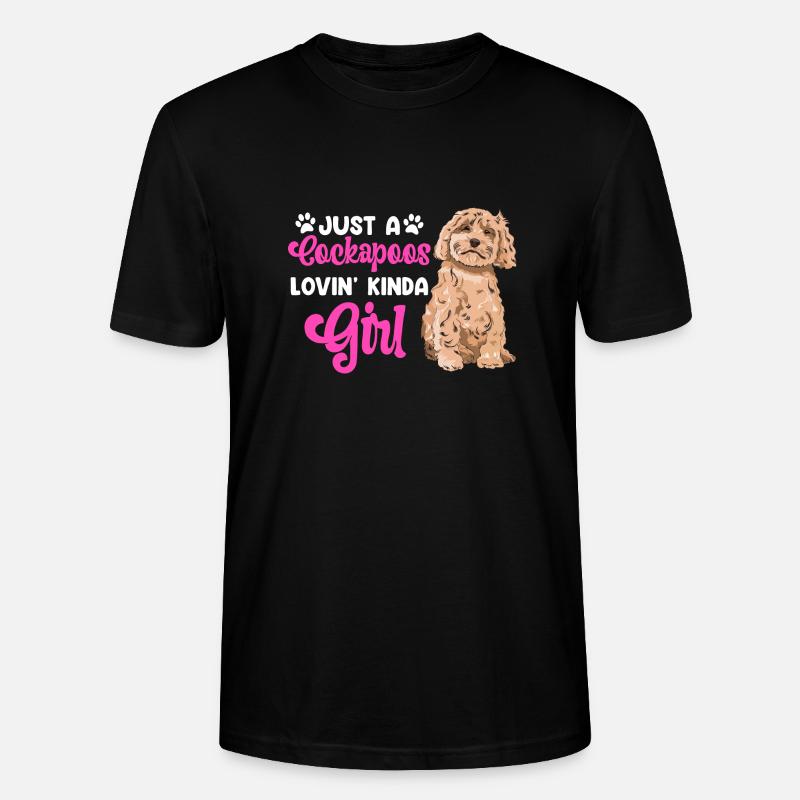 Cockapoo Chien - T-shirt bio CRAFTER Stanley Stella Unisexe - noir