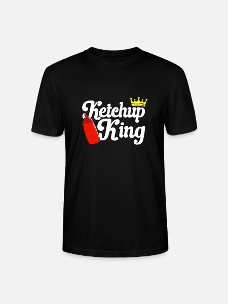 Ketchup Tomato ketchup - Stanley/Stella CRAFTER Unisex Organic T-Shirt - black