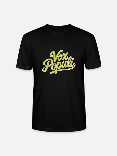 Vox populi - T-shirt bio CRAFTER Stanley Stella Unisexe - noir