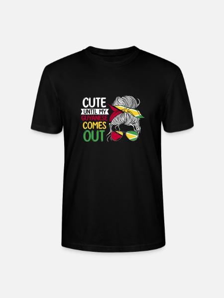 Guyana Flag Guyanese Guyana - Stanley/Stella CRAFTER Unisex Organic T-Shirt - black
