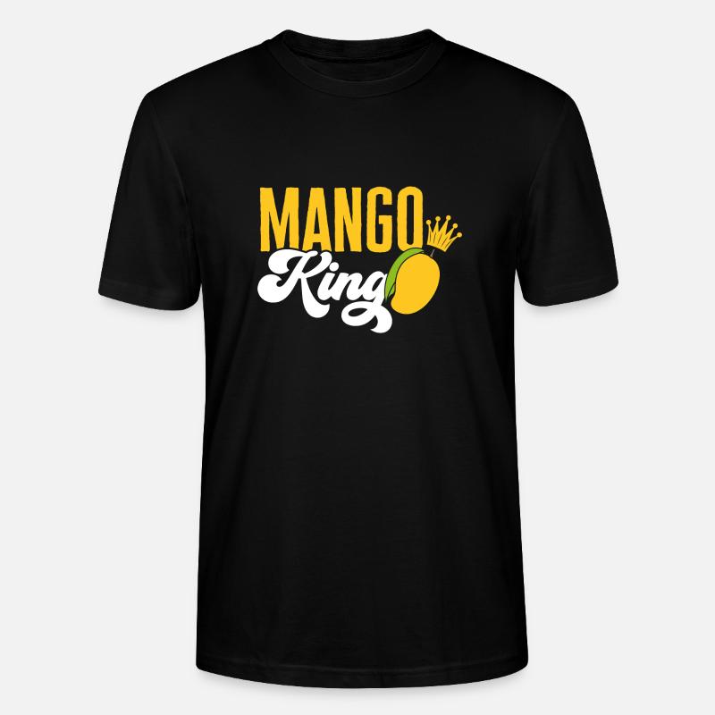 Mango Fruit Mango - Stanley/Stella CRAFTER Unisex Organic T-Shirt - black