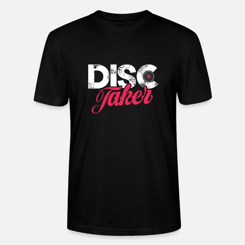 Preneur de disque - T-shirt bio CRAFTER Stanley Stella Unisexe - noir