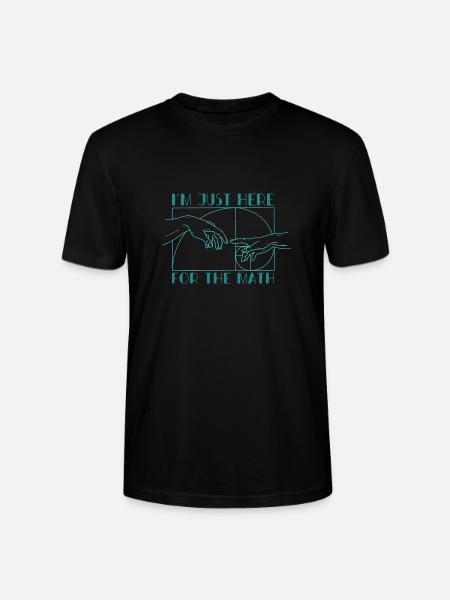 Fibonacci Numbers Geometry Math Teacher - Stanley/Stella CRAFTER Unisex Organic T-Shirt - black