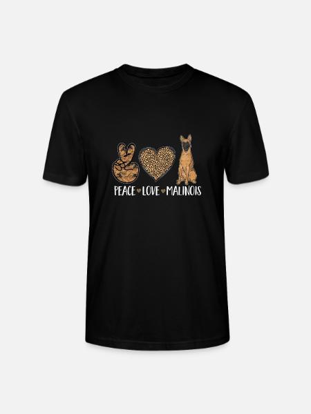 Malinois Belgian Shepherd Mechelaar Dog - Stanley/Stella CRAFTER Unisex Organic T-Shirt - black
