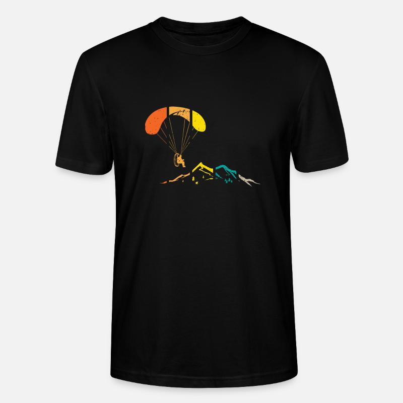 Paramotor Motorized paraglider - Stanley/Stella CRAFTER Unisex Organic T-Shirt - black