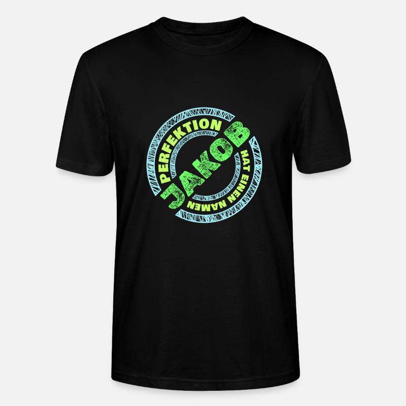 Jakob - Stanley/Stella Unisex Bio-T-Shirt CRAFTER - Schwarz