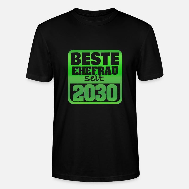 Ehe 2030 - Stanley/Stella Unisex Bio-T-Shirt CRAFTER - Schwarz