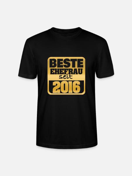 2016 - Stanley/Stella Unisex Bio-T-Shirt CRAFTER - Schwarz