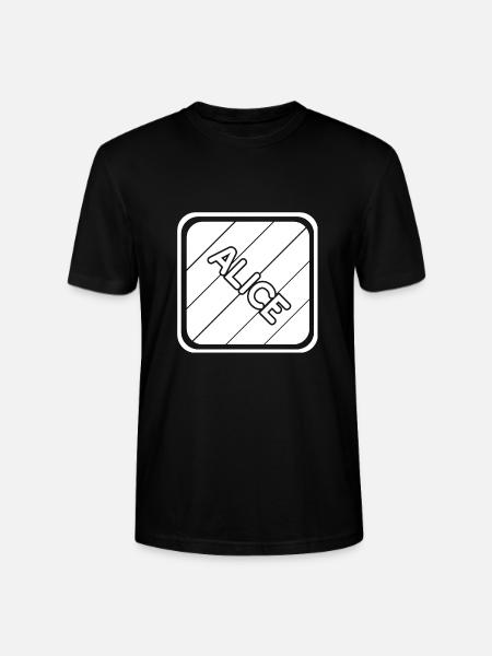 Alice als Mädchenname - Stanley/Stella Unisex Bio-T-Shirt CRAFTER - Schwarz