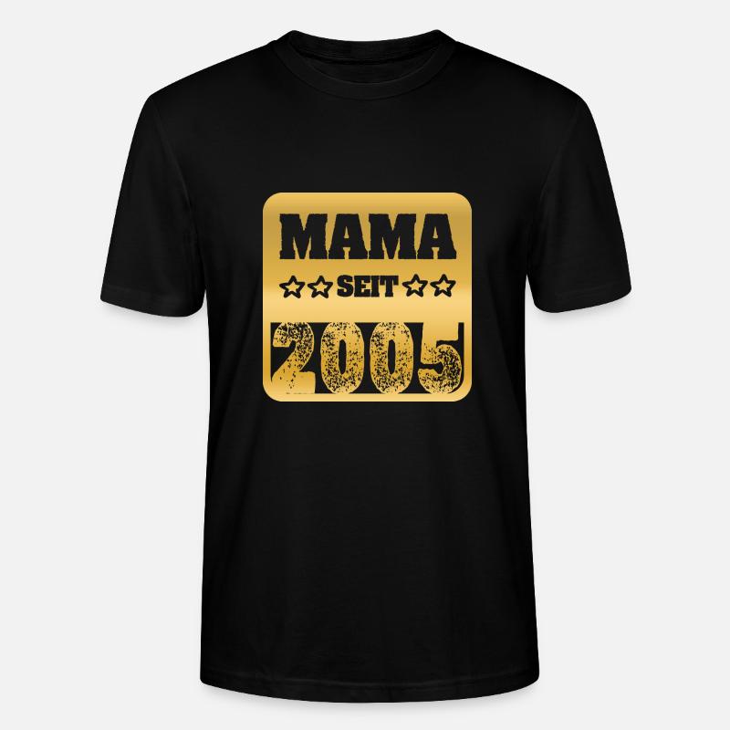 Mutter 2005 - Stanley/Stella Unisex Bio-T-Shirt CRAFTER - Schwarz