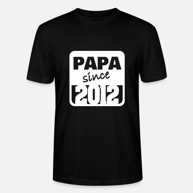 Papa 2012 - Stanley/Stella Unisex Bio-T-Shirt CRAFTER - Schwarz