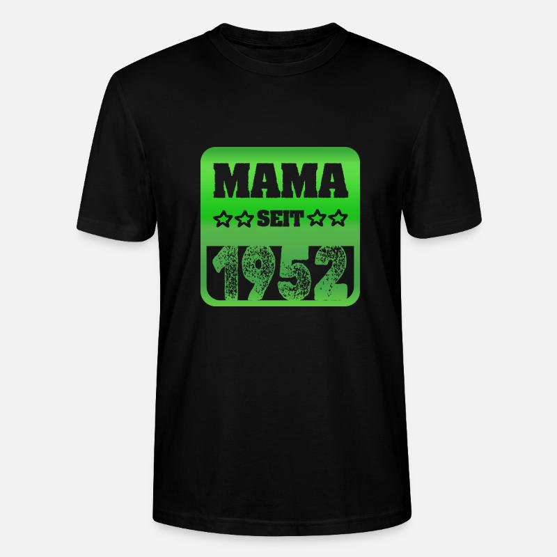 Mutter 1952 - Stanley/Stella Unisex Bio-T-Shirt CRAFTER - Schwarz