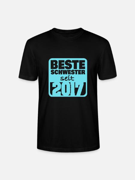 Geschwister 2017 - Stanley/Stella Unisex Bio-T-Shirt CRAFTER - Schwarz