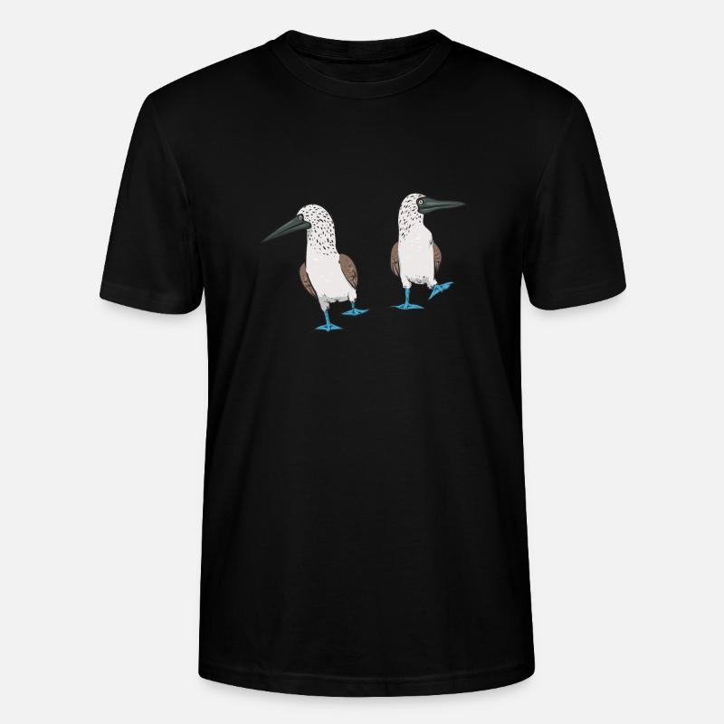 Blaufußtölpel Blue-footed Booby Seevogel - Stanley/Stella Unisex Bio-T-Shirt CRAFTER - Schwarz