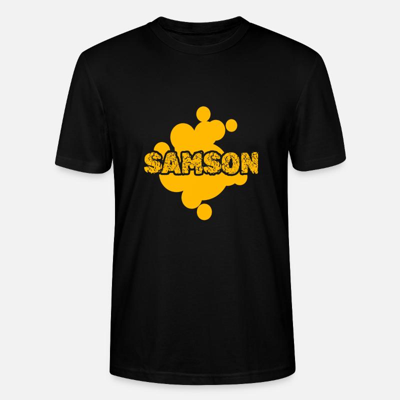 Gift for Samson - Stanley/Stella CRAFTER Unisex Organic T-Shirt - black