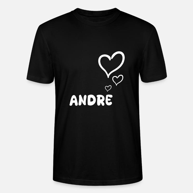 Gift for Andre - Stanley/Stella CRAFTER Unisex Organic T-Shirt - black