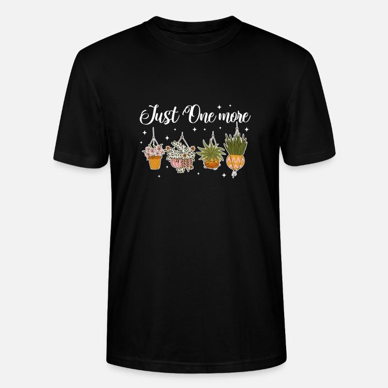 Juste une plante de plus - T-shirt bio CRAFTER Stanley Stella Unisexe - noir