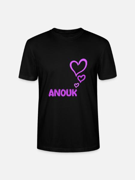 Gift for Anouk - Stanley/Stella CRAFTER Unisex Organic T-Shirt - black