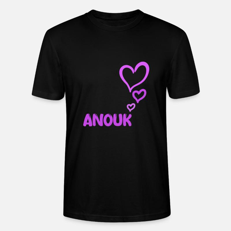 Gift for Anouk - Stanley/Stella CRAFTER Unisex Organic T-Shirt - black