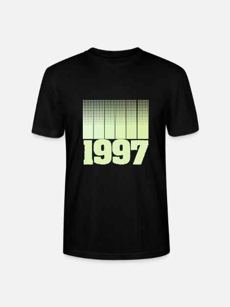 Year 1997 - Stanley/Stella CRAFTER Unisex Organic T-Shirt - black