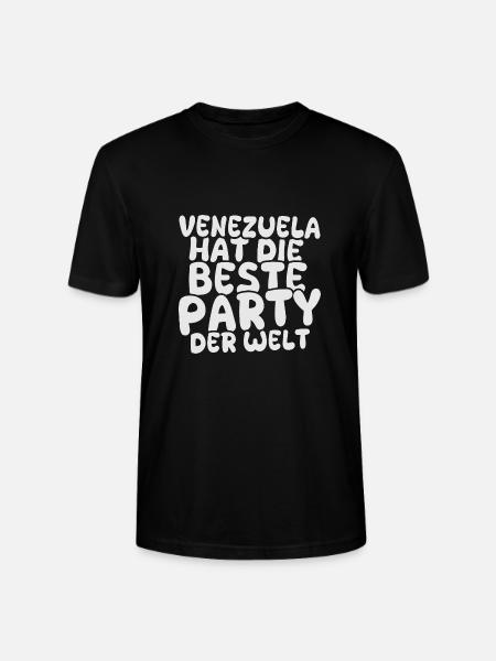 Gift for Venezuela - Stanley/Stella CRAFTER Unisex Organic T-Shirt - black